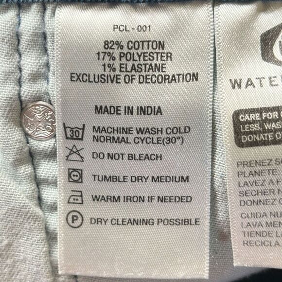 Levi’s 512 Mens Slim Taper Jeans Denim size W30 x L26 ALTERED Style A1854 - Picture 7 of 8